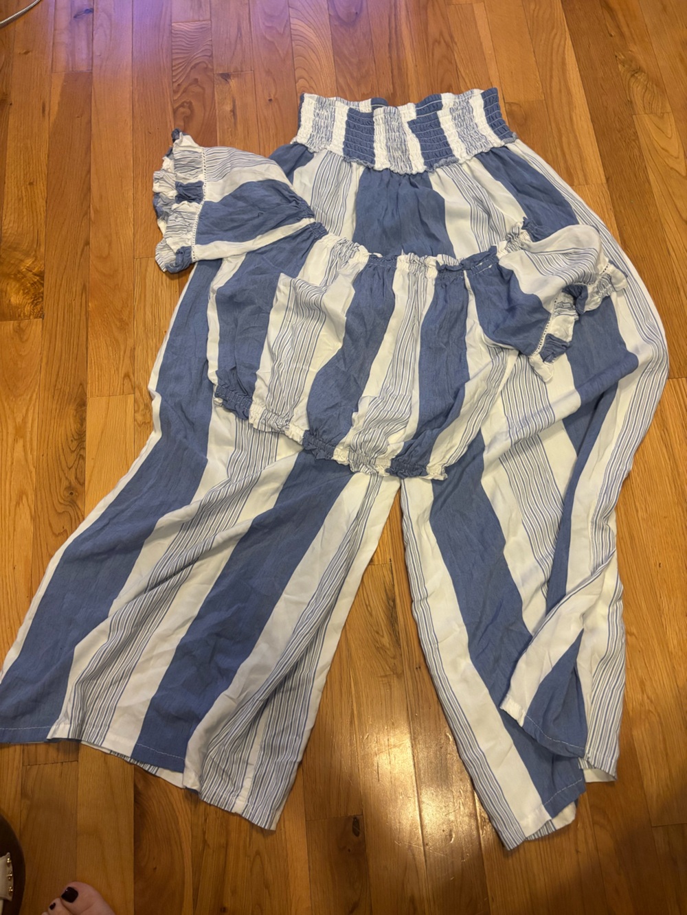 Ocean Drive Blue & White Striped women’s set